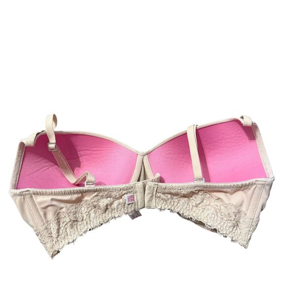 PINK by victoria's secret tan wireless bra size 34D - Picture 3 of 7